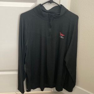 Men’s Nike U.S. Open LACC Quarter-Zip. Black, Size Large.